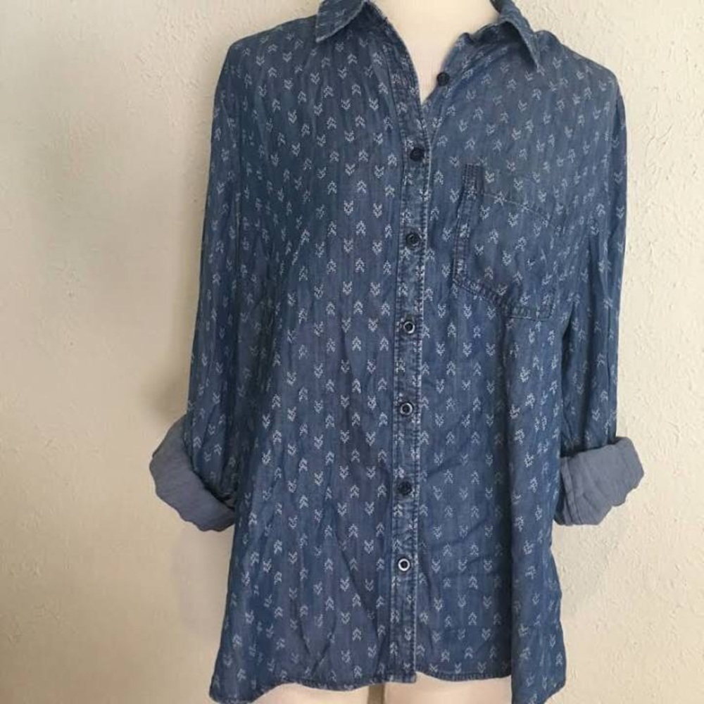 Maurices Denim Button Down